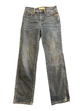 Madewell Stovepipe Straight Leg Jeans Blue Denim Size 25